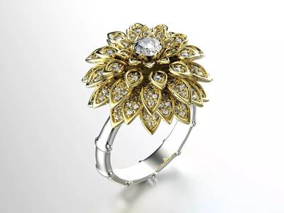 Dahlia fashion ring 0004