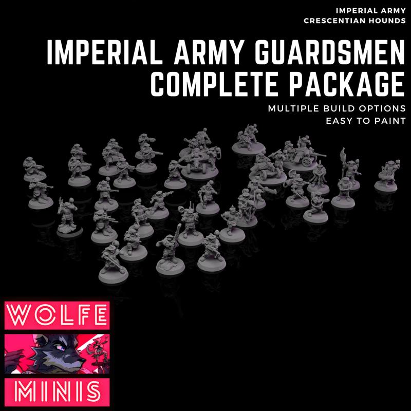 Imperial Army Guardsmen - Complete Package