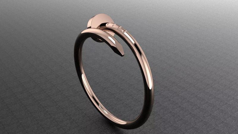 Cartier Nail ring  High Quality 3D Model printing model