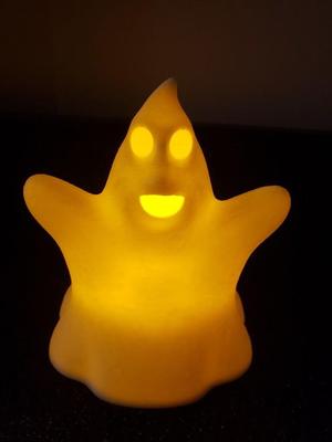 Hollow Ghost Tea Light Holder  - Halloween Decor