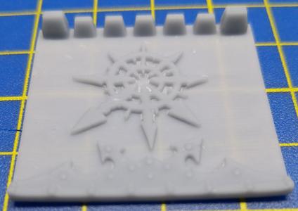 Chaos space marines Rhino back hatch trims / decorations (Type A)