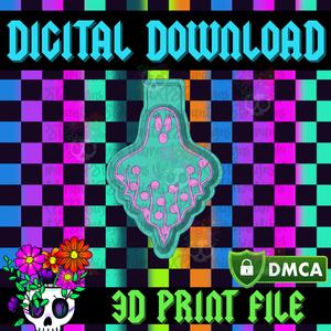 Polka Dot Ghost STL Freshie Housing