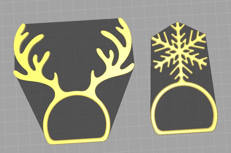 Christmas napkin rings