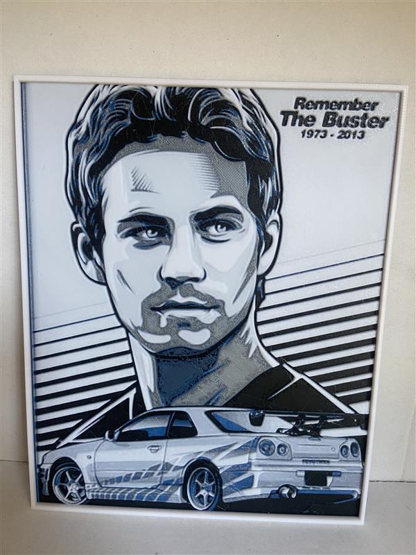 The tribute to Paul Walker