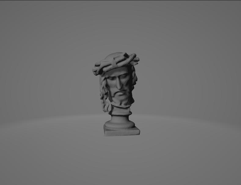 Bust of an Old Man on a Pedestal – 3D Printable Classical Portrait Sculpture