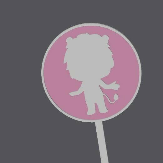 Cupcake Topper - Cry-babies Duo - Lili