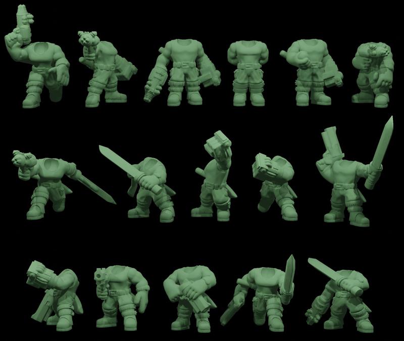 Jungle Spacelings Vol.1 - Officer Bodies