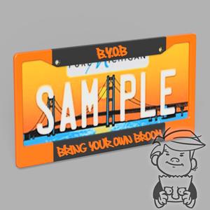 BYOB - License plate cover USA