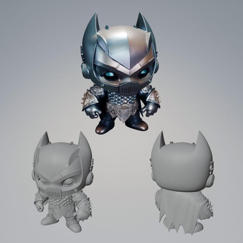 Armored Knight – Spiked Chibi  Battle Hero 3D Printable Figure Statue
