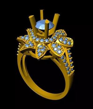 DiamondRing gold ring with stones