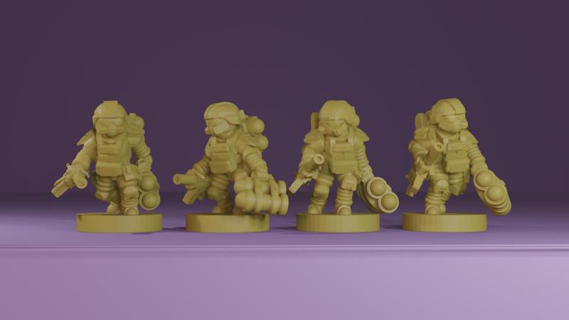 The 237th  "Dragon Slayer" Tank Hunter Teams 6mm Anti Tank Infantry