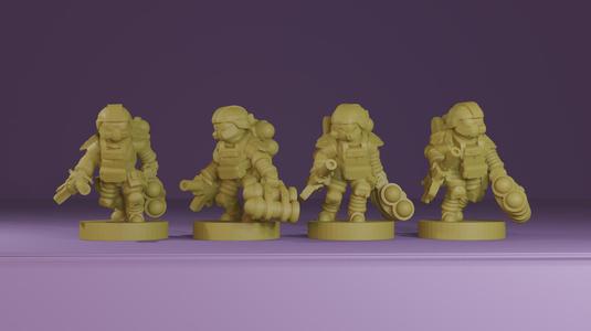 The 237th  "Dragon Slayer" Tank Hunter Teams 6mm Anti Tank Infantry