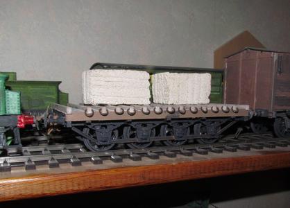 8-wheeled stone wagon of the WEST Co.