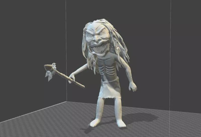 ZUNI WARRIOR STATUINE from TRILOGY OF TERROR