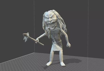 ZUNI WARRIOR STATUINE from TRILOGY OF TERROR