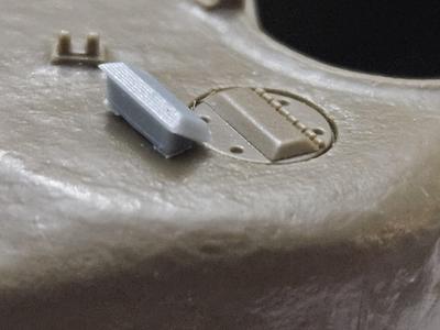 1/35 US WW2 M6 tank Periscope and cover replacement