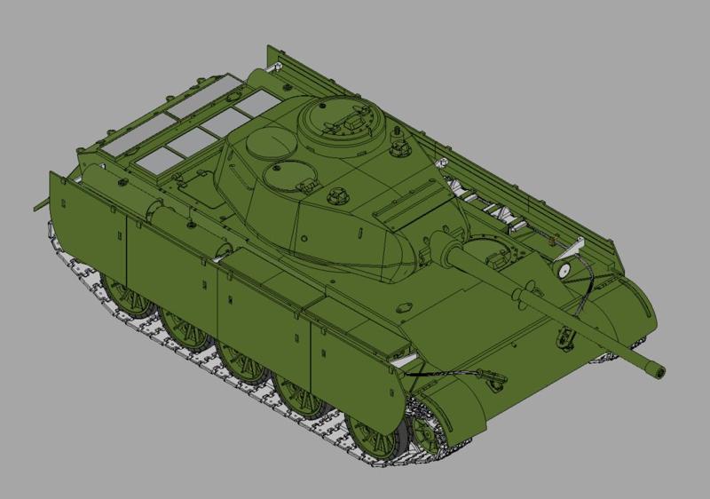T-44-100 anti-HEAT side-skirts 1/10