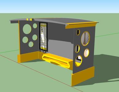 diorama bus shelter