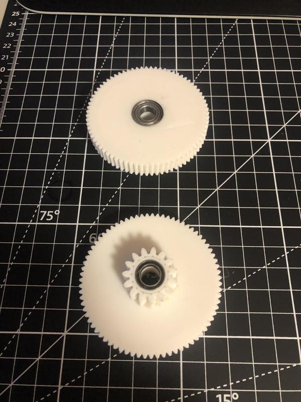 Full Bearing 4 gears Peg Perego gearbox