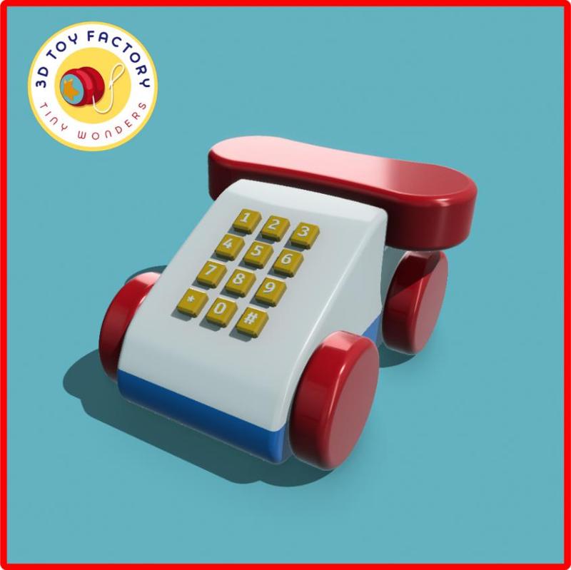 Toy TelePhone On Wheels