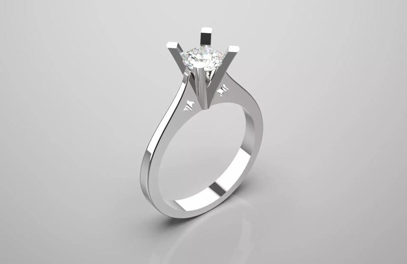 solitaire diamond ring sr0083