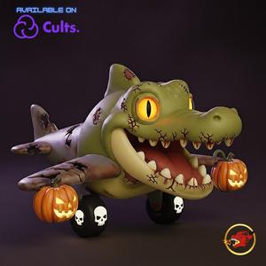 Bombardiro Crocodile - Halloween Version 🎃🧟‍♂️