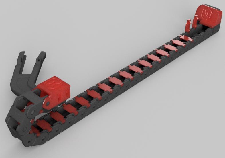 Sidewinder X1 and Genius Bed Side Cable Chain Relocation