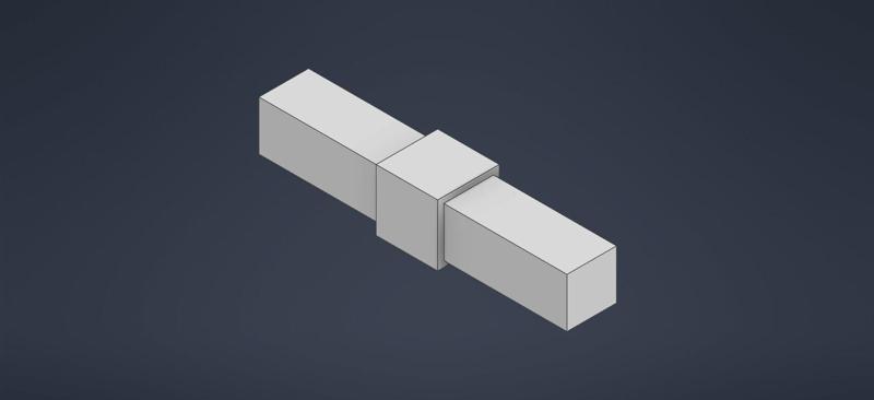 I1 connector for aluminum profile 20*20*2mm
