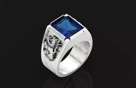 man ring Rasta Lion of Judea 771