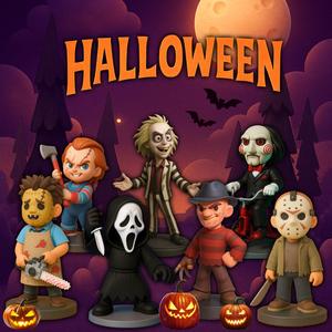 HALLOWEEN PACK (7 FIGURES) - 3D figure Infinity/Disney style (100 mm)