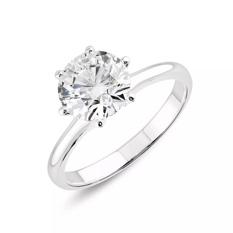 Solitaire Ring 360 Animation and stl file 3D print model