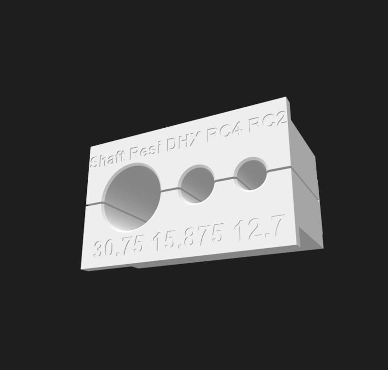 Fox Shaft / Resi / DHX / RC4 / RC2 - 30.75 mm 15.875 mm 12.7 mm - 803-00-378 - Service Tool Clamp Damper