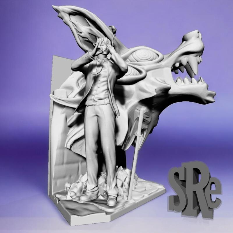 Aki Hayakawa Diorama - Chainsaw Man