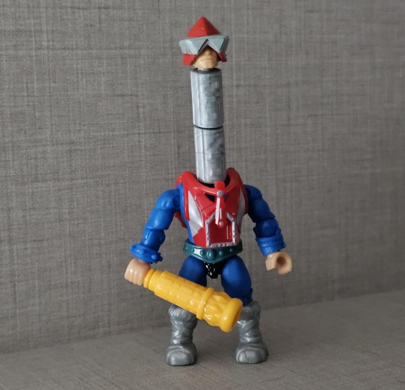 Spare parts Head and Neck Mecaneck He-Man, MOTU Mega Construx Megabloks