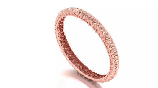 TOP SOLD TEXTURE BANGLE BRACELET 3D MODEL