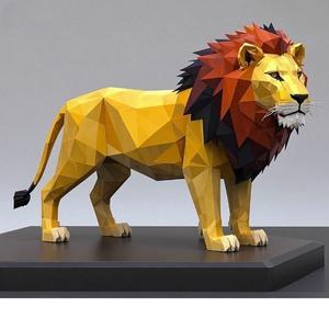 2279 Low Poly Color Roaring Lion, pug, dachshund, poodle, cat, monkey, bear, beagle, crocodile, lion, fox, bull terrier, pomeranian, galgo, wolf, doberman pinscher, newfoundland, elephant, rooster, german shepherd