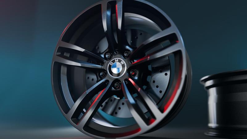 BMW M-Style 1/64 Scale Rim – Compatible with Hot Wheels & Diecast Custom Builds