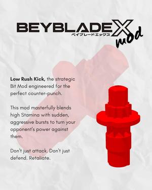 Beyblade X Bit Mod Low Rush Kick LRK