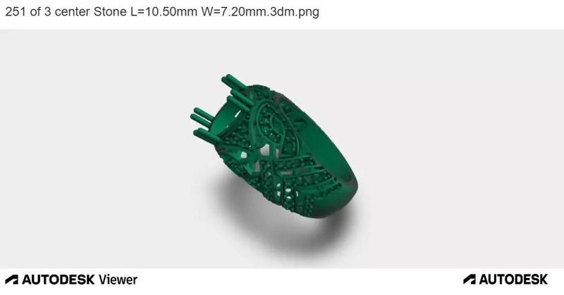 Architectural Gem Ring