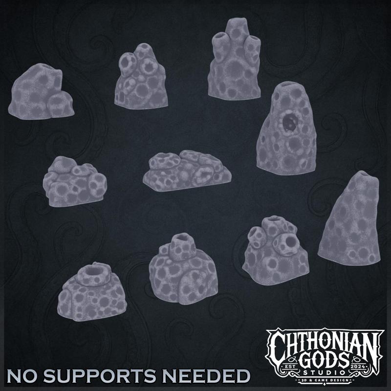 Coral Rock Formations – Set 7