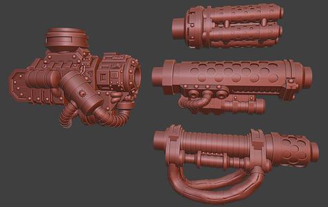 Armiger/War Dog Melta Rifle