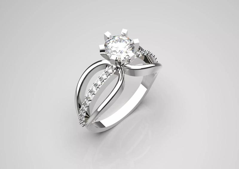 bride solitaire diamond ring  sr0077