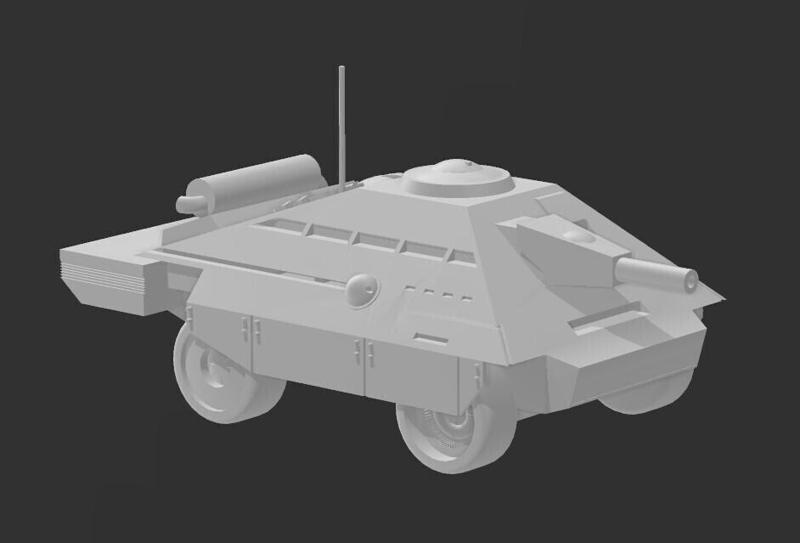 MWDA Tank Hetzer 6mm scale