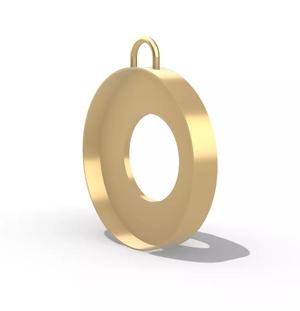 Round Pendant Setting with Round Cutout