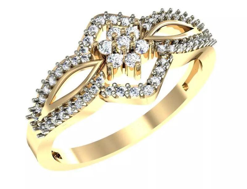 Bloomed Elegance Diamond Flower Ring