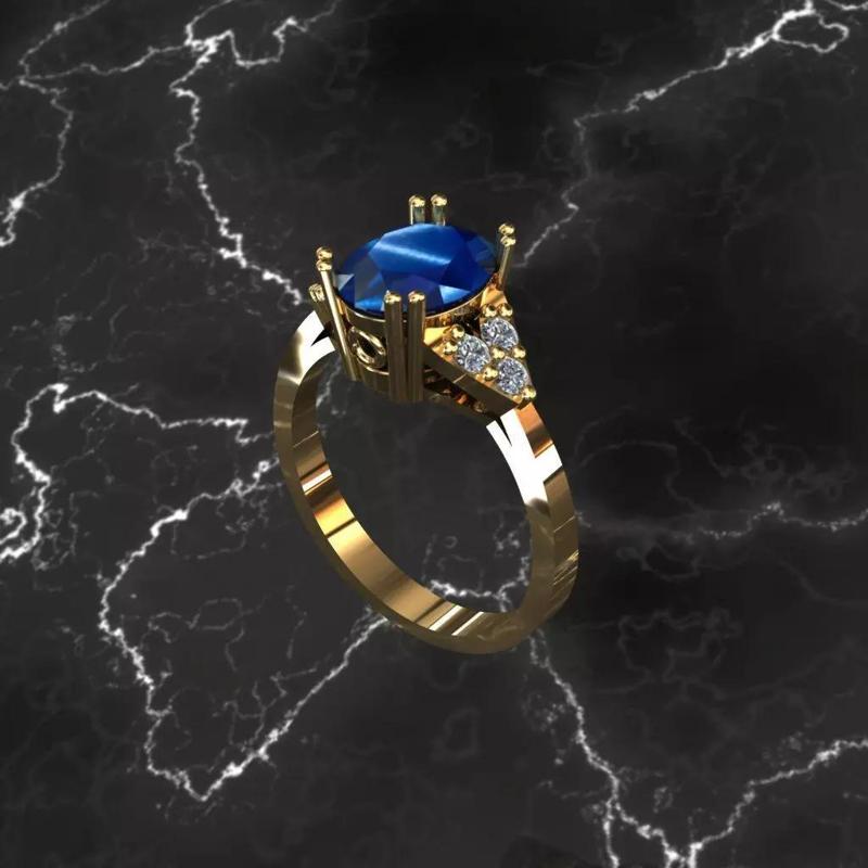 oval engagement ring 9x7