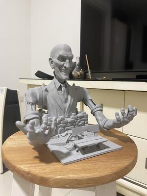 The Manipulator – Modular Figurine (Bookend, Tablet & Phone Stand)
