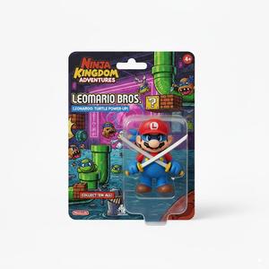 🟢 LeoMario Funko 3D - Mario fused with Leonardo TMNT | Fanart Nintendo & Ninja Turtles