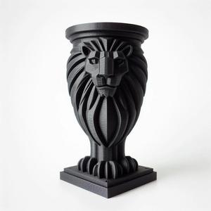 Lion Holder 3D Print – Decorative Animal Sculpture Showpiece