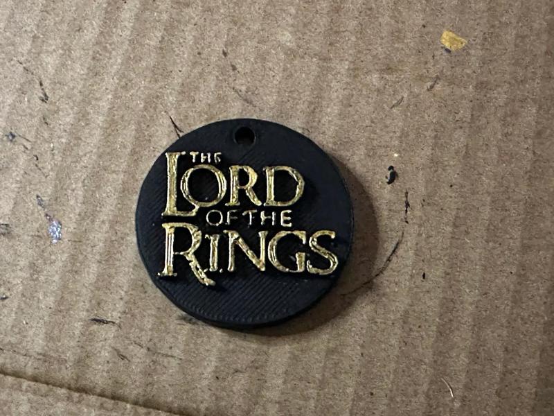 The lord of the rings keychain
